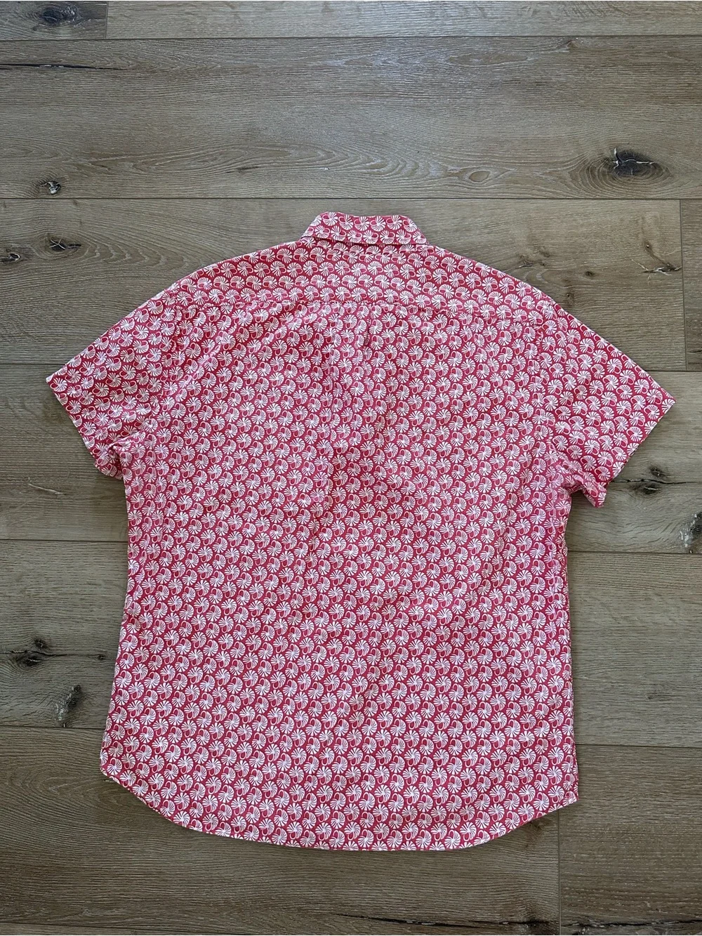 J.Crew Slim Fit Organic Cotton Short Sleeve Button Down